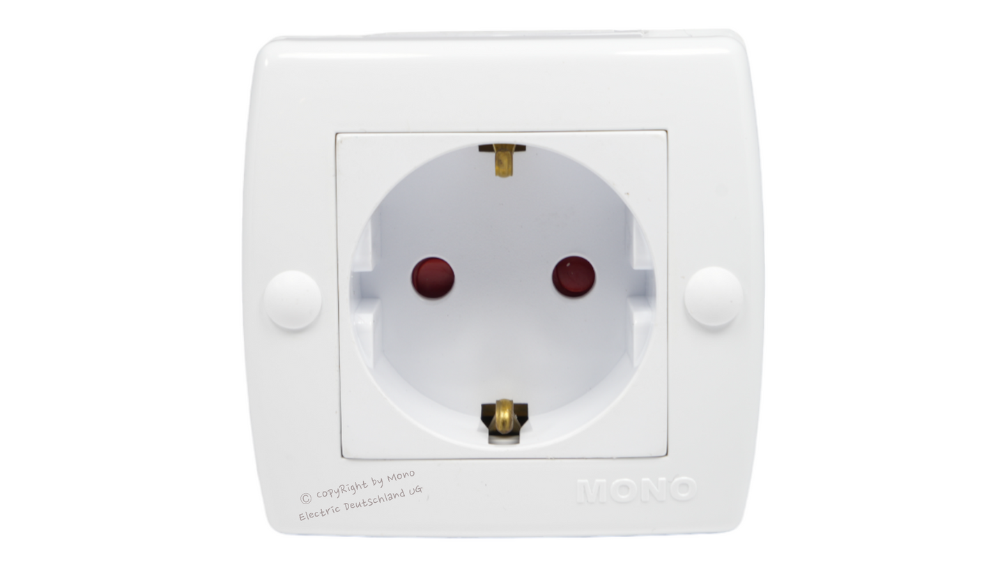 Steckdose mit Kindersicherung