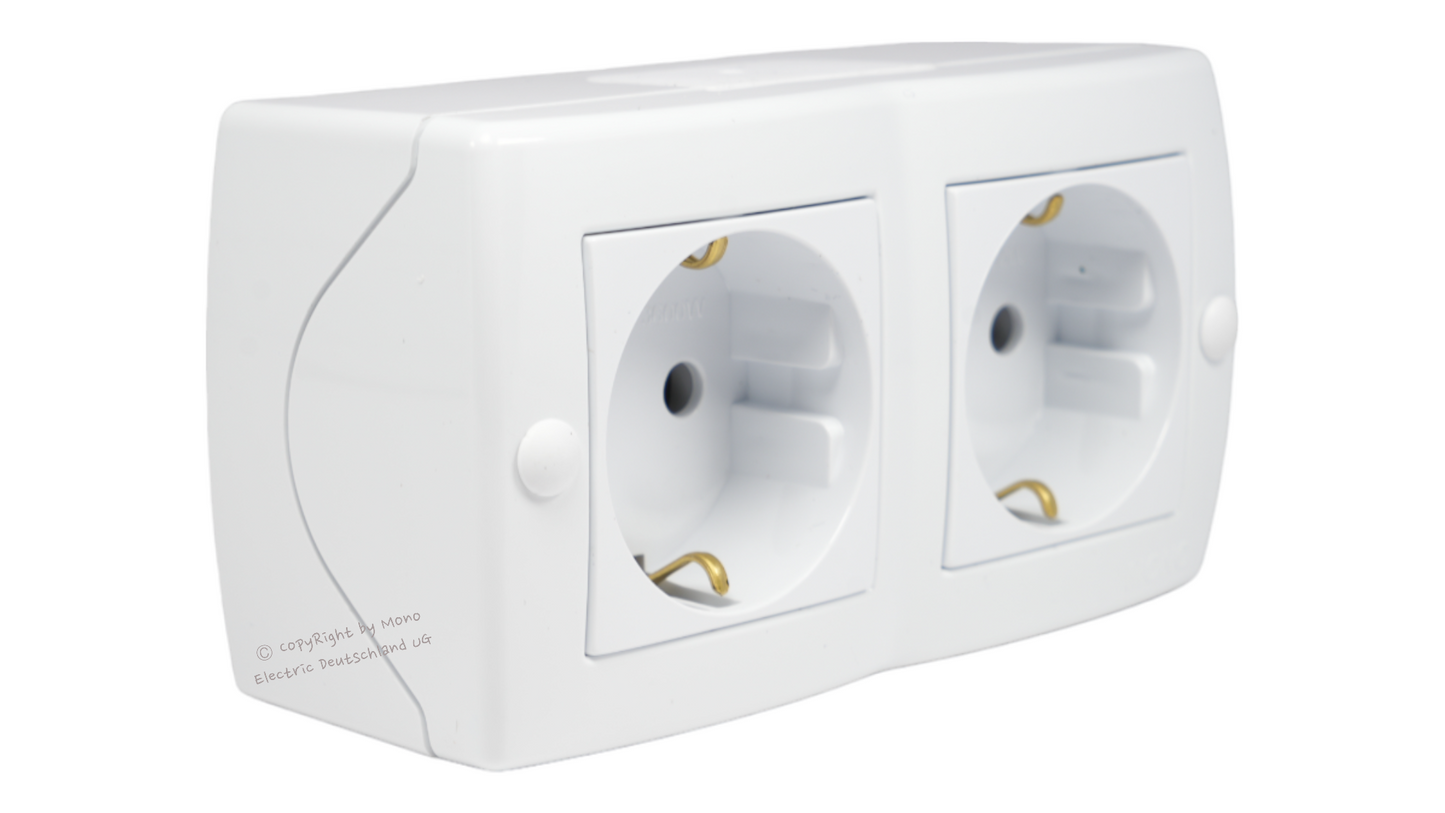 Steckdose 2-Fach