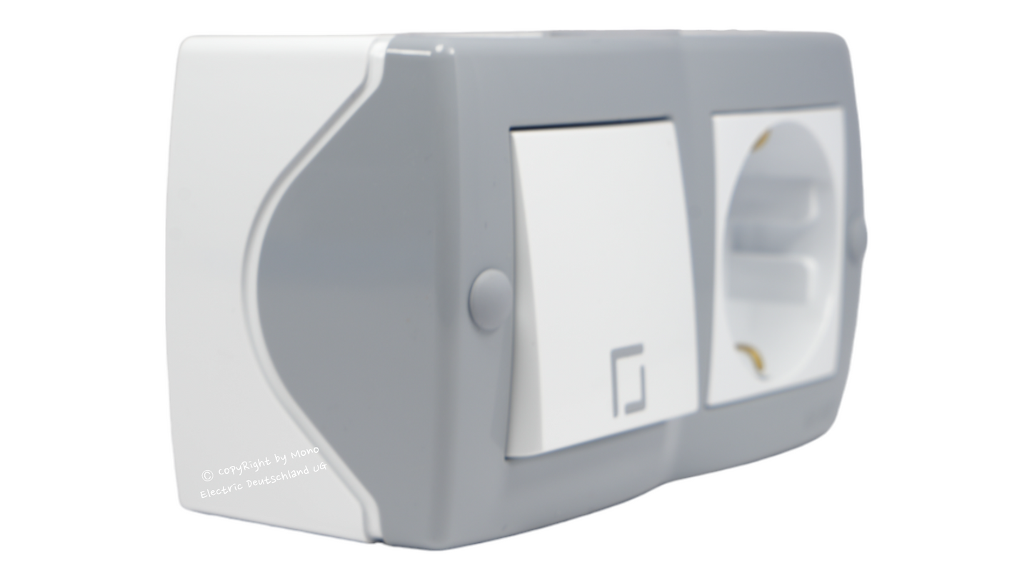 Wechselschalter mit Steckdose
