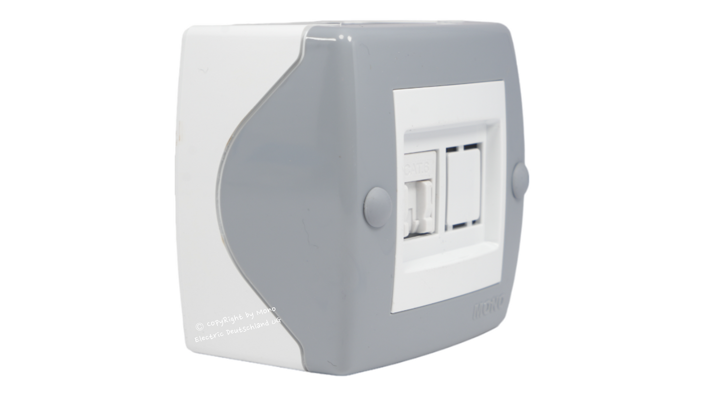 Netzwerkdose 1-Fach RJ45 Cat6