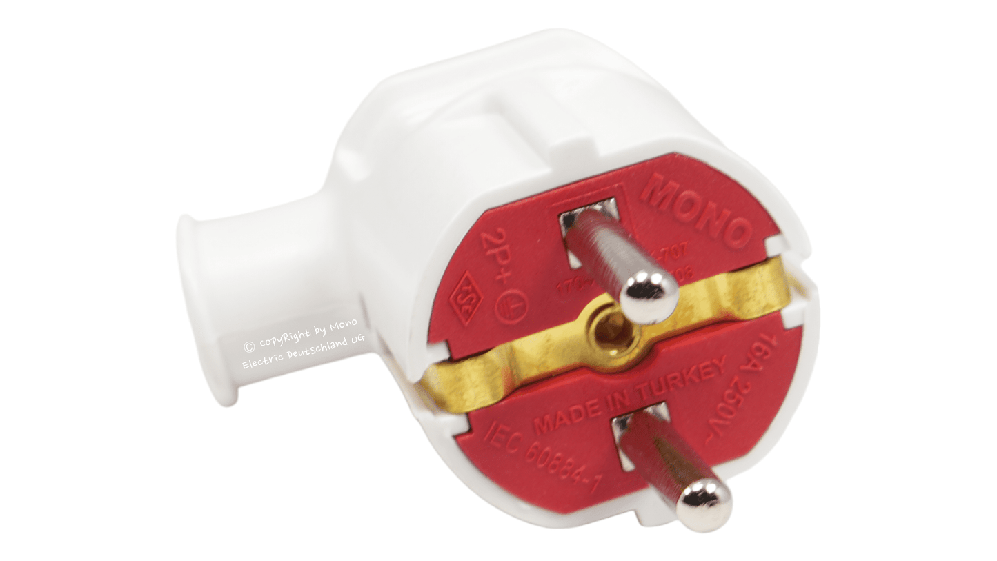 Schutzkontakt-Winkelstecker