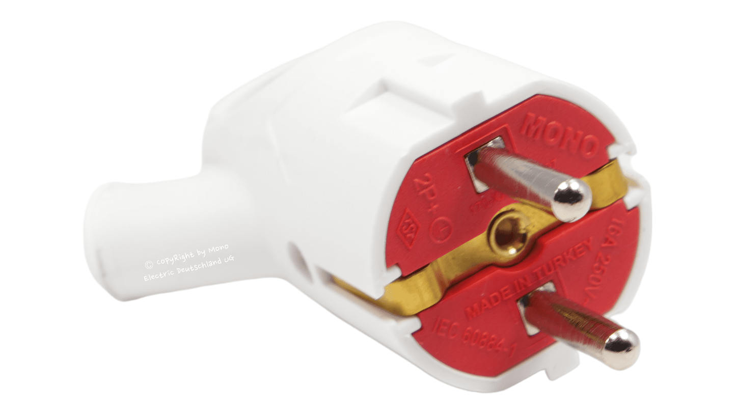 Schutzkontakt-Winkelstecker Handgriff/Bügel