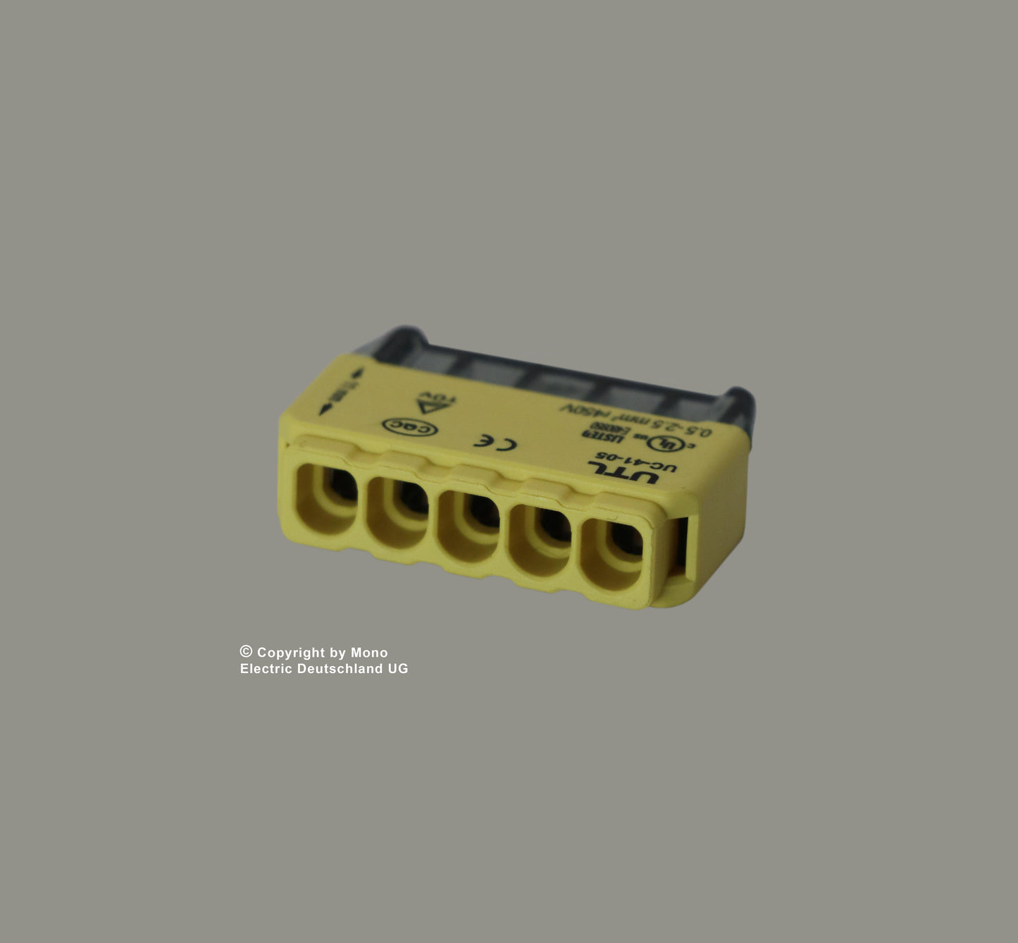 Verbindungsdosenklemme 5 polig Compact 0,5-2,5qmm (100er Pack)