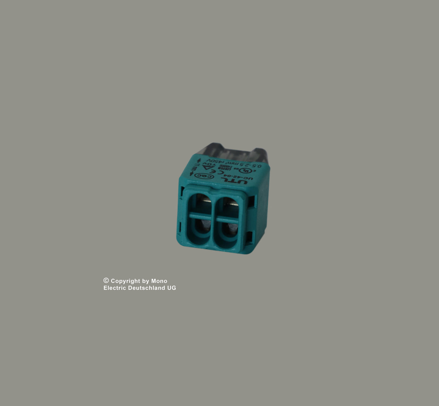 Verbindungsdosenklemme 4 polig Compact 0,5-2,5qmm (100er Pack)