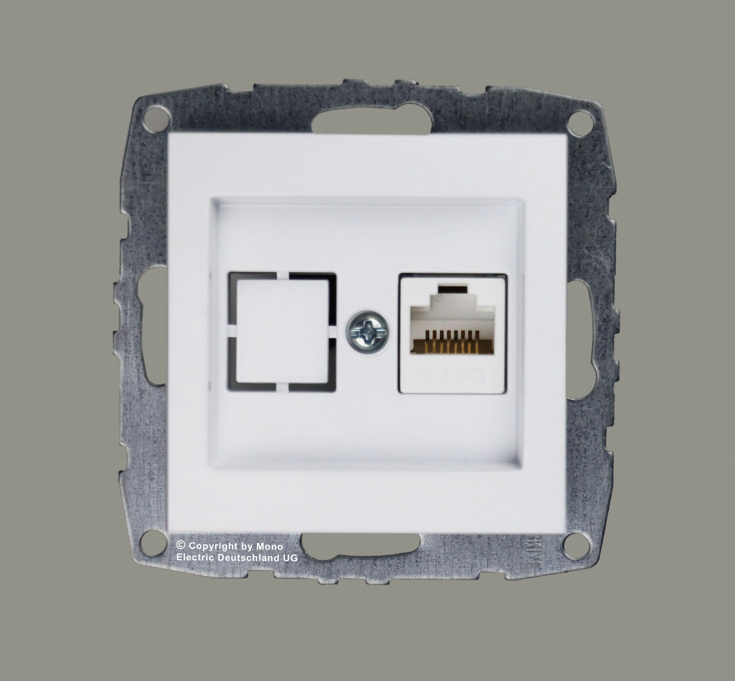 Netzwerkdose 1-Fach RJ45 Cat 6