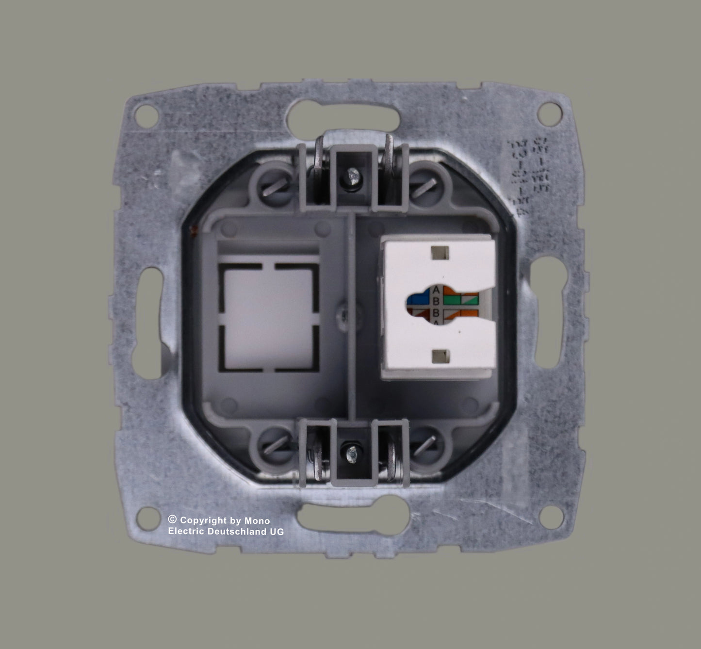 Netzwerkdose 1-Fach RJ45 Cat 6