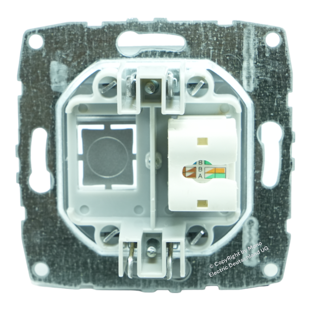 Netzwerkdose 1-Fach RJ45 Cat 6