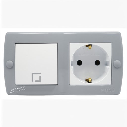 Wechselschalter mit Steckdose