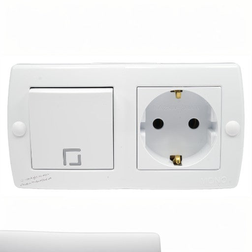 Wechselschalter mit Steckdose