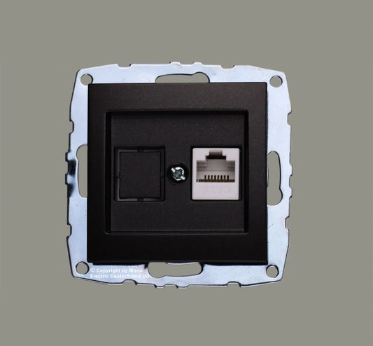 Netzwerkdose 1-Fach RJ45 Cat 6