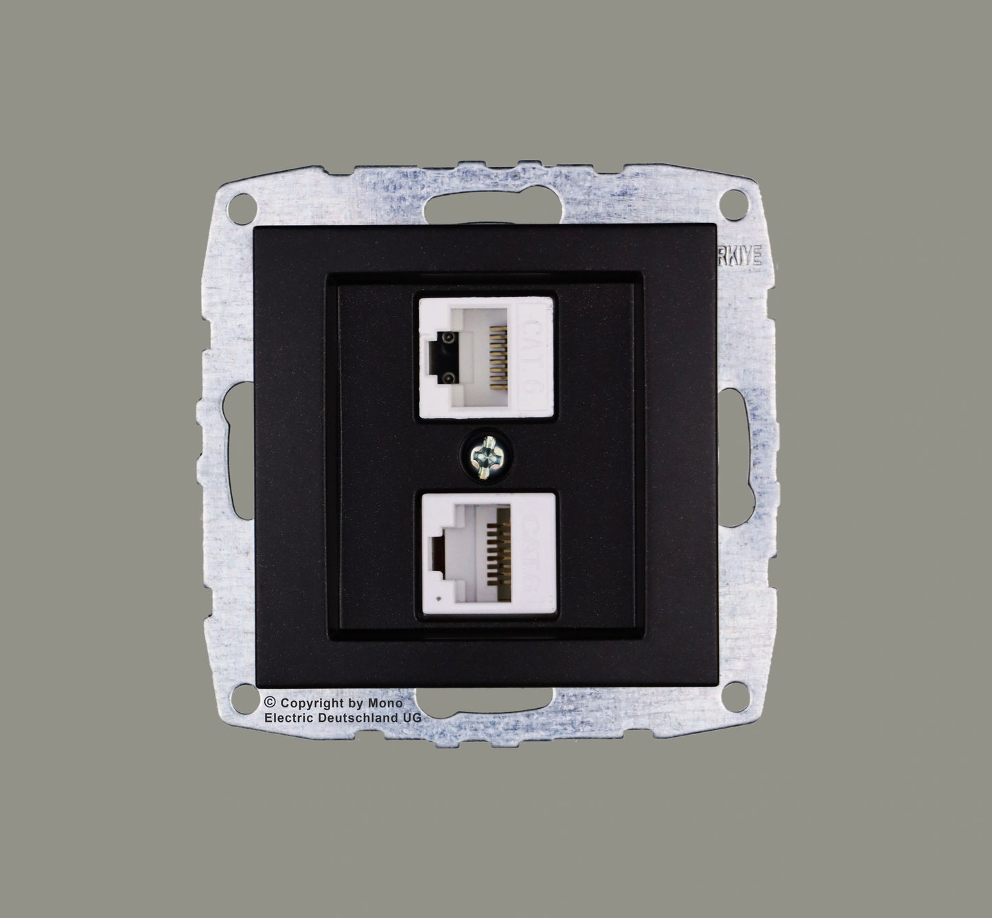 Netzwerkdose 2-Fach RJ45 Cat 6